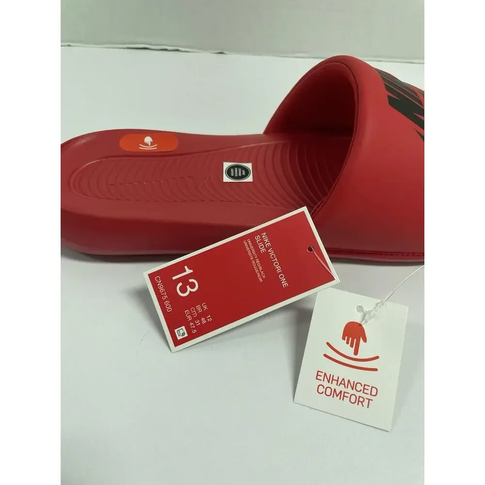 Nike Victori One Slide University Red CN9675 600 Size 13 Sandal House Slippers